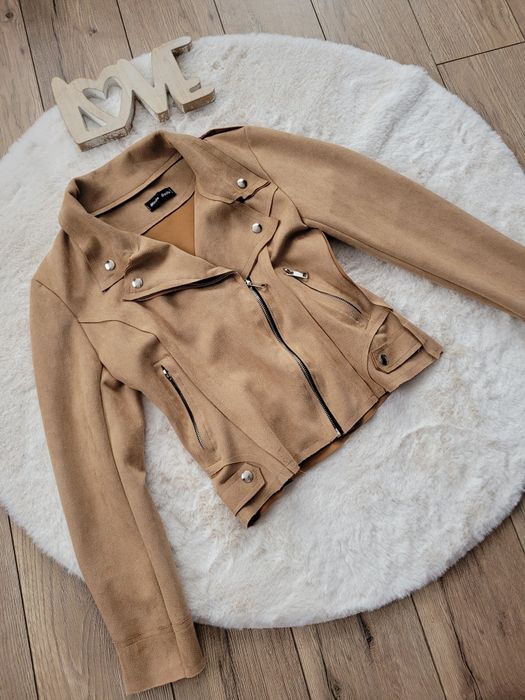 Kurtka narzutka żakiet Camel