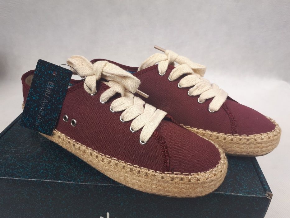 Nowe tenisówki emu agonis bordo rich red 39 uk6 oryginalne trampki