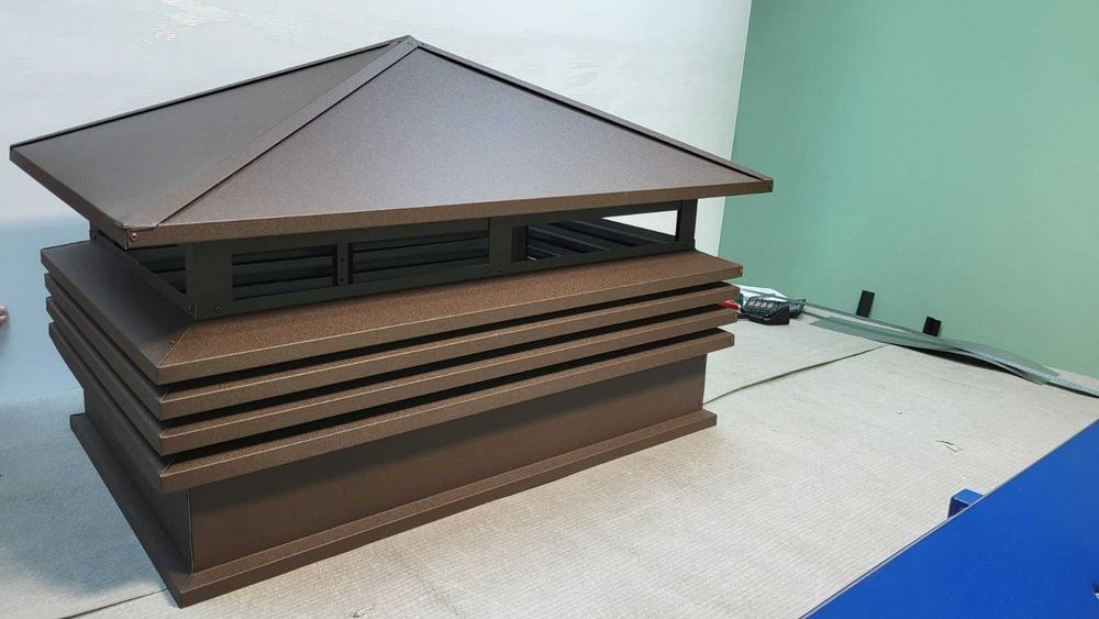 Флюгарка  з жалюзі Колпак на дымоход  Накривка на трубу