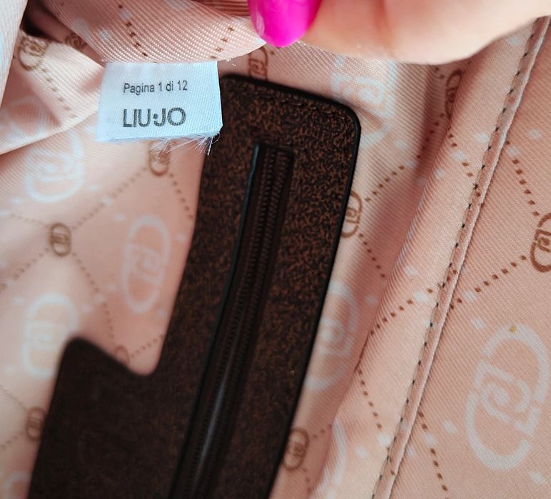 Torebka Liu Jo brązowa duża A4