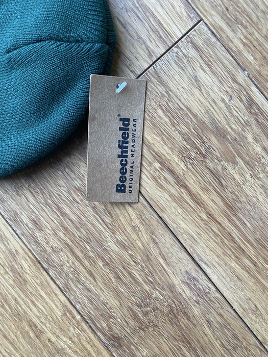 Beechfield czapka zielona bawełniana