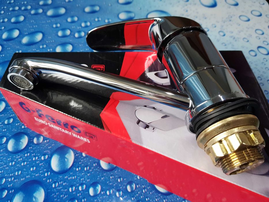 Смеситель змiшувач для кухни или умывальника G-Ferro Mars 555-15 См