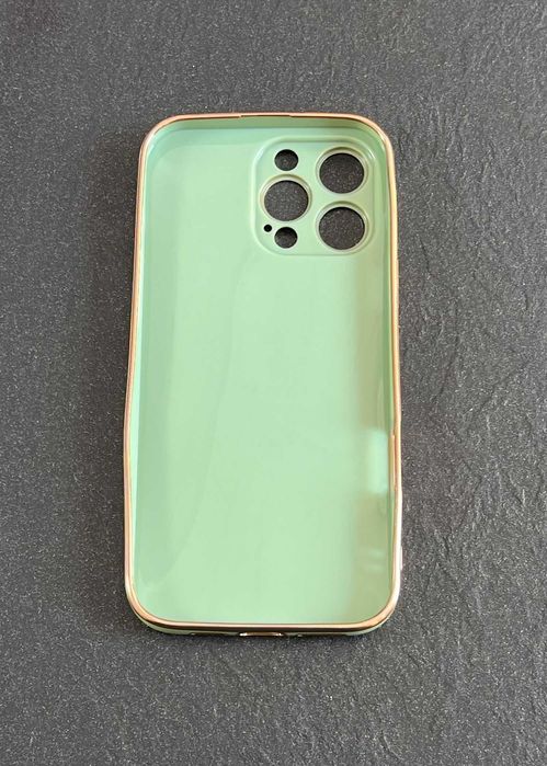 Etui plecki zielone do iPhone 16 Pro Max + 1 sztuka folii ochronnej