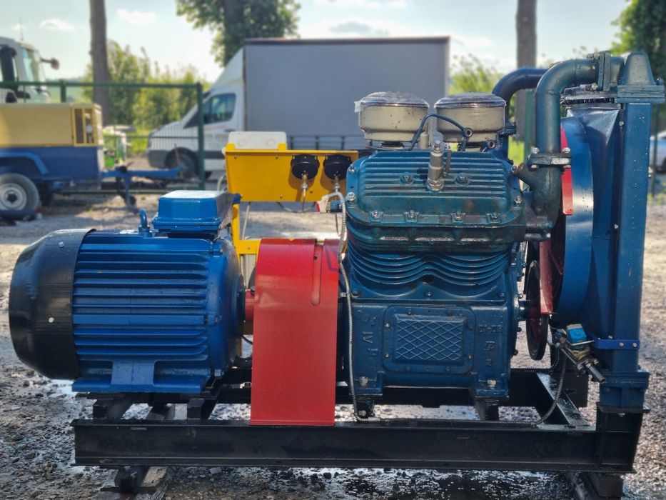 Компресорна електрична станція для піскострую, для млина  4 ВУ 1.5/9.