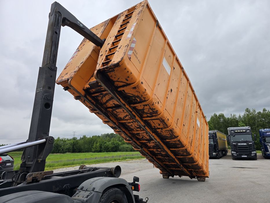 Kontener Stalowy 54 m3 do hakowca 7,7 m trocin złomu śmieci makulatury