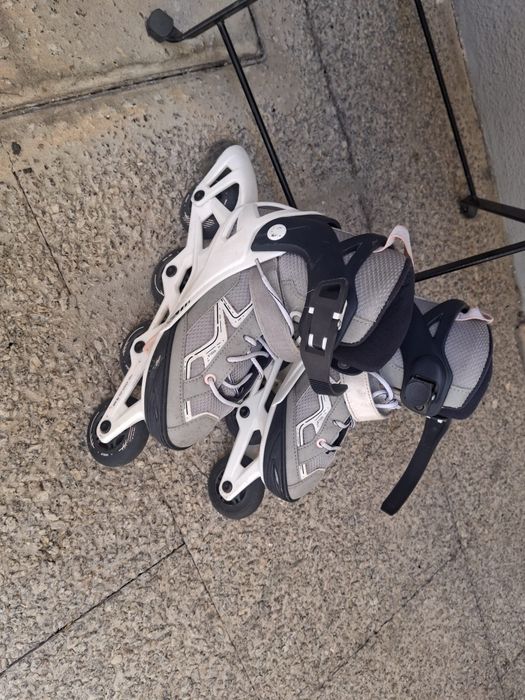 Patins em linha como pouco uso