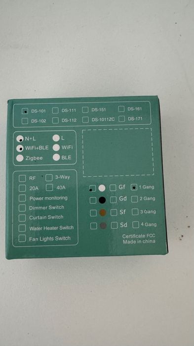 Interruptor Inteligente Wi-Fi (1 Gangs e 2 Gangs) – Alexa/Google Home