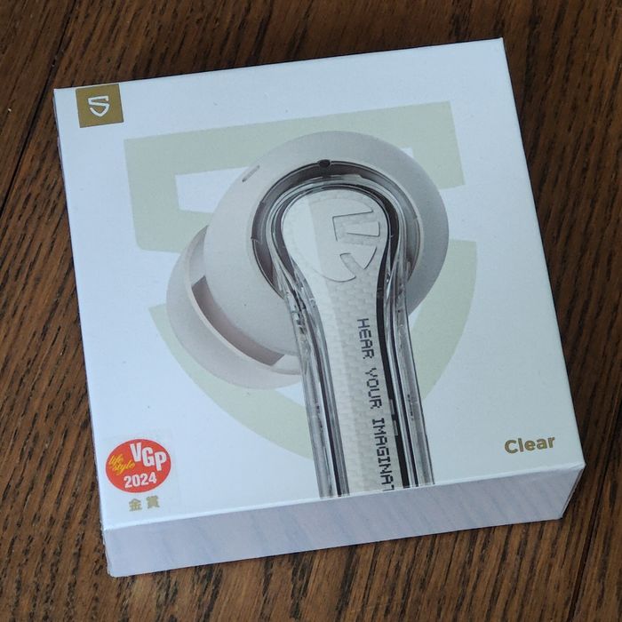 Soundpeats Clear Bluetooth наушники tws Dots Pods black білі cream