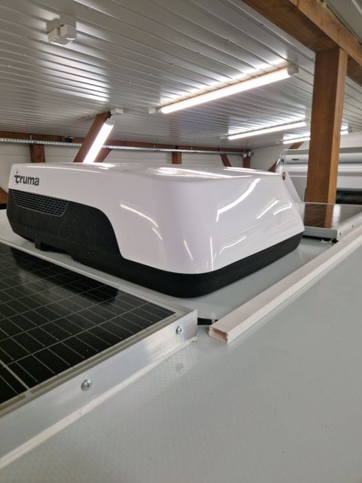 Klimatyzacja dachowa 12V montaż kamper przyczepa tir bus autobus