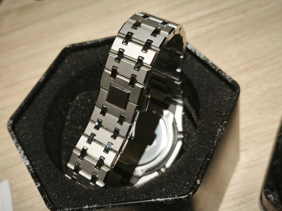 Zegarek CASIO G-SHOCK Oryginał FULLMETAL Stalowa bransoleta papiery
