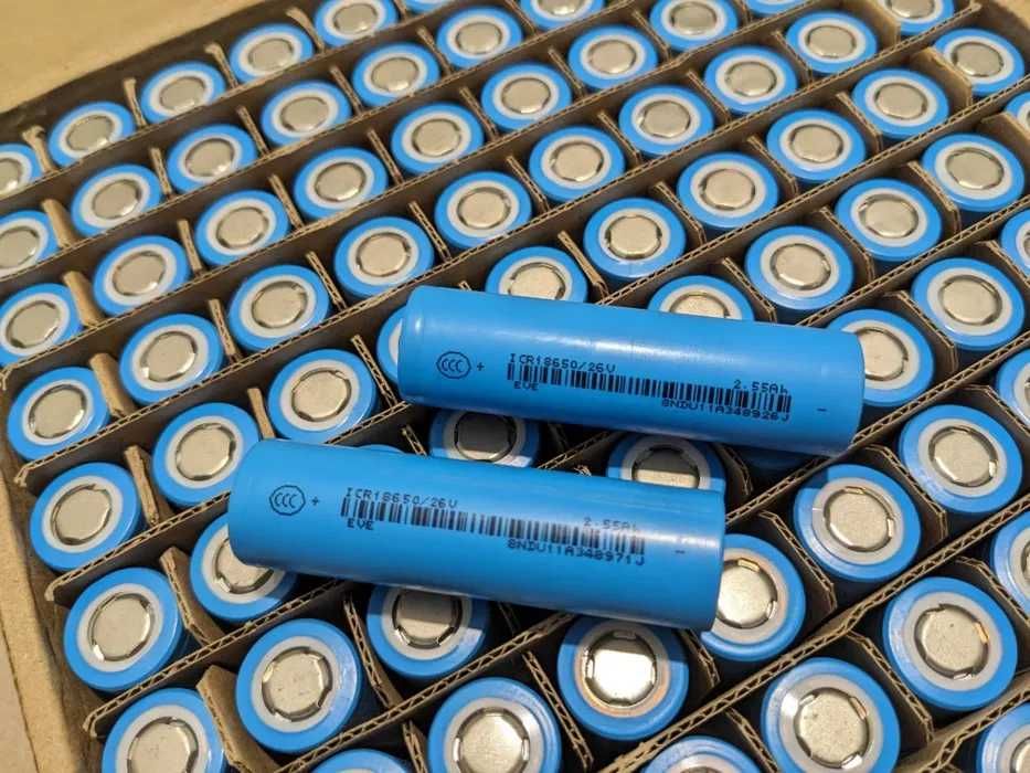 Нові Аккумулятори EVE ICR18650-26VA 2650mAh
