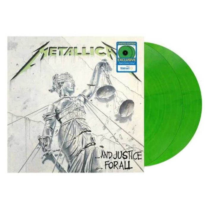 Metallica ...And Justice For All 2LP Walmart Exclusive Green Winyl