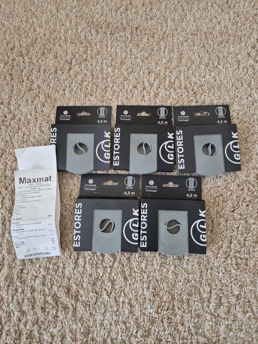 4 placas XPS + 5 fitas para estores