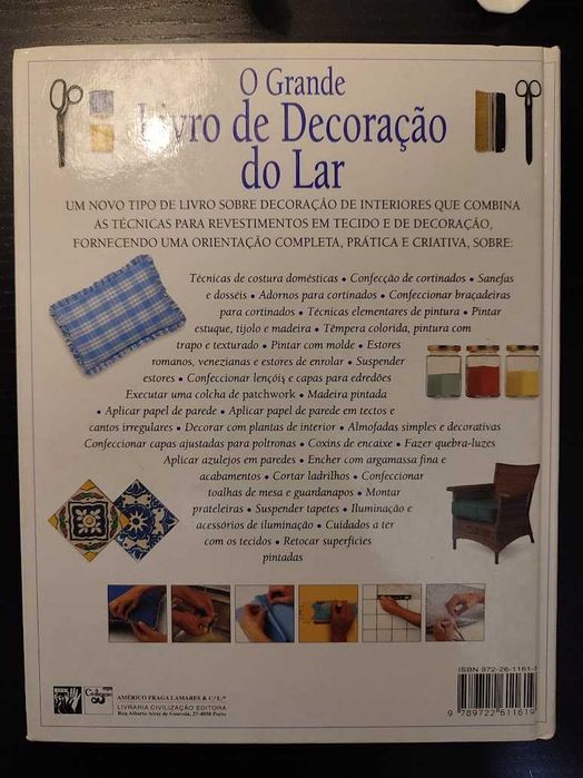 (Env. Incluído) O Grande Livro de Decoração do Lar de Nicholas Barnard
