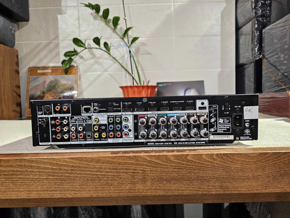 Ресивер Marantz NR-1604 192 кГц/24 біт/4k HDMI/Lossless, FLAC192/24