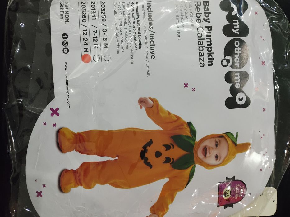 Fato Halloween /carnaval  criança super giro