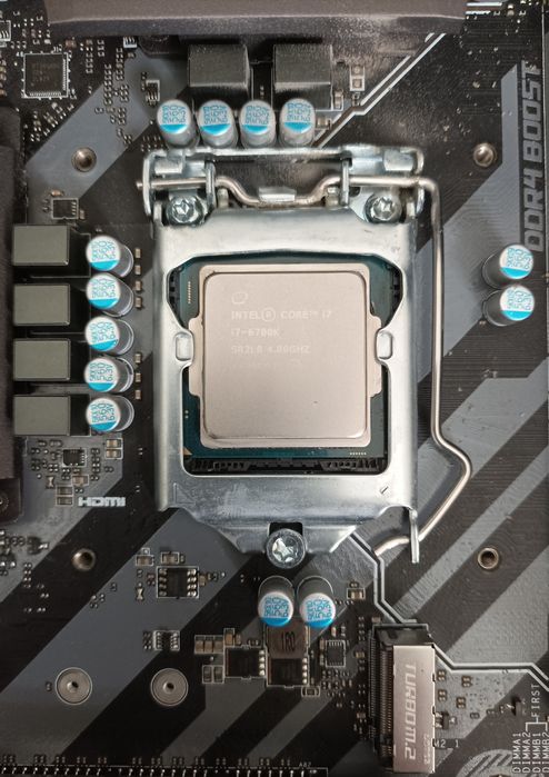 Процессор i7 6700k + плата MSI Mortar Z270 (soket 1151) комплект