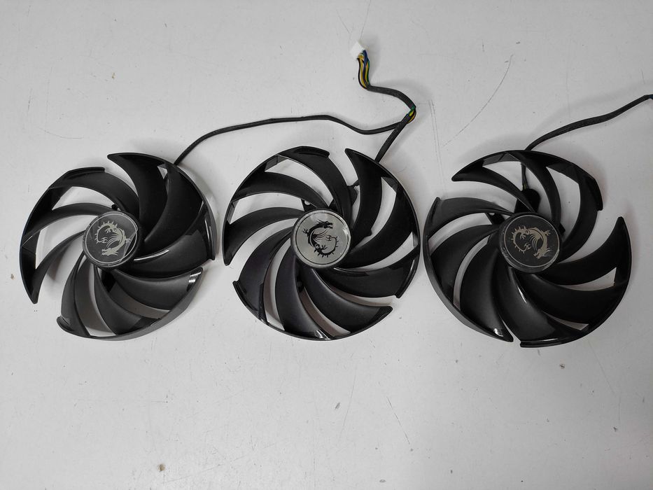 3 x Wentylator Power Logic PLD10020B12H 4pin do MSI GeForce RTX 4090