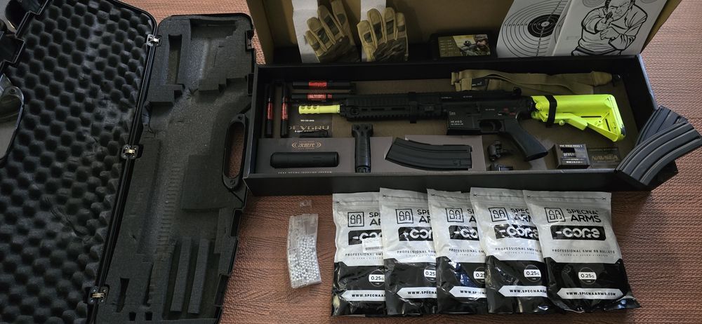 Tokyo Marui Devgru HK 416D + Acessórios