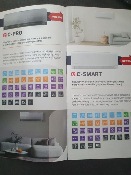 Klimatyzacja AUX Q SMART Pro 4,2 kW +++