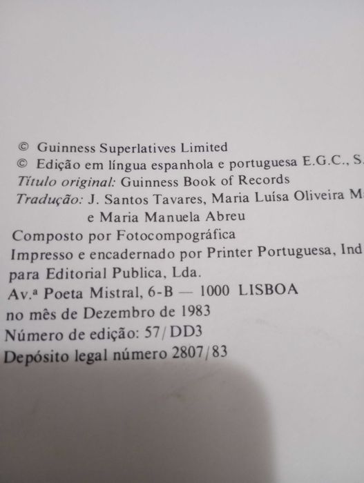 Livro do recorde Guinness