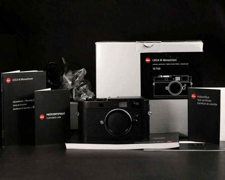 Leica M9 Monochrom Black Chrome - nowa matryca CCD - przebieg 15000