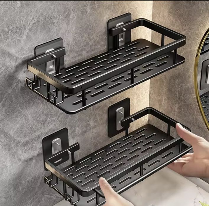 Полочки в ванную алюминиевые