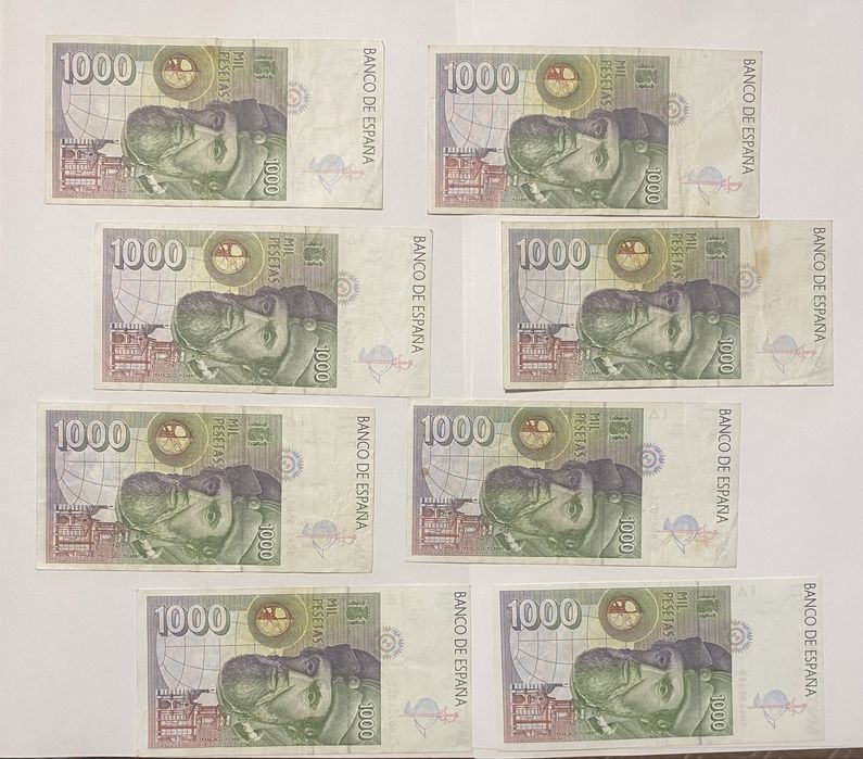 Notas 1363 - Espanha 1000 Pesetas