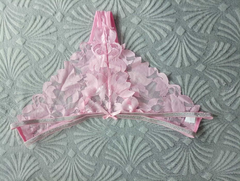 Seksi różowe stringi,XL