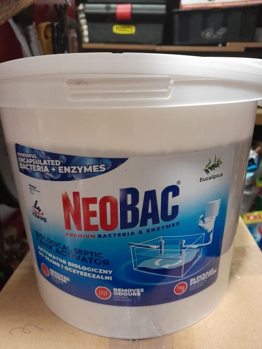 Bakterie aktywatory szamb oczyszczalni NeoBac  Biofos  BIO7 Microbec