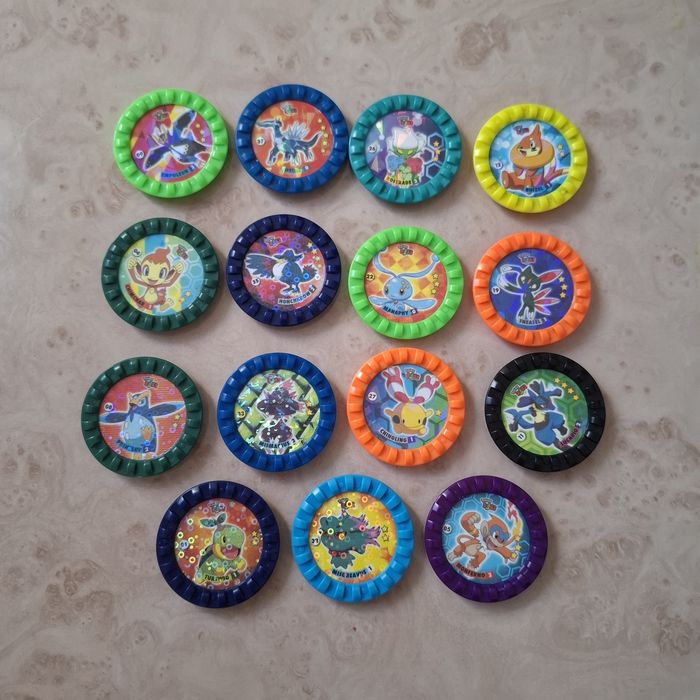 Tazos Pokémon Rock originais