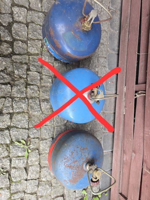 Butla gazowa,turystyczna 2kg,używana,propan butan