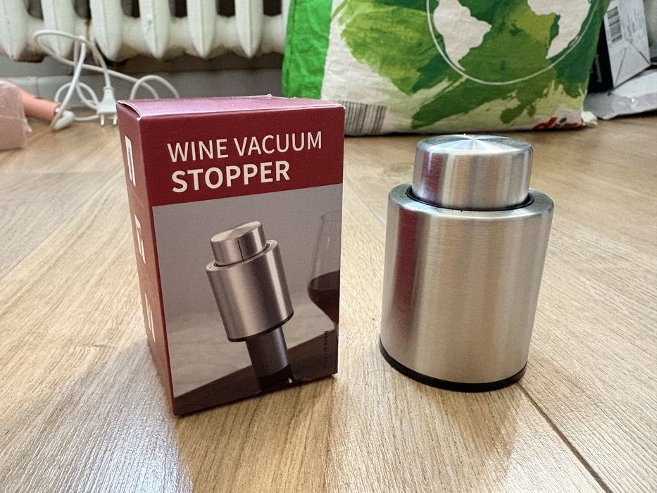 Korek stoper do wina próżniowy