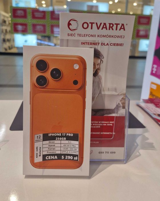 Iphone 17 Pro 256GB Nieużywany - Masterkom Serwis Galeria Łomianki