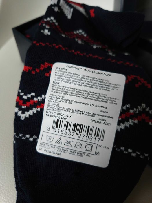 Подарунковий набір чоловічих шкарпеток polo ralph lauren оригінал