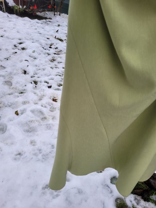 Garnitur Mariola roz 50 oliwkowy wesele sylwester