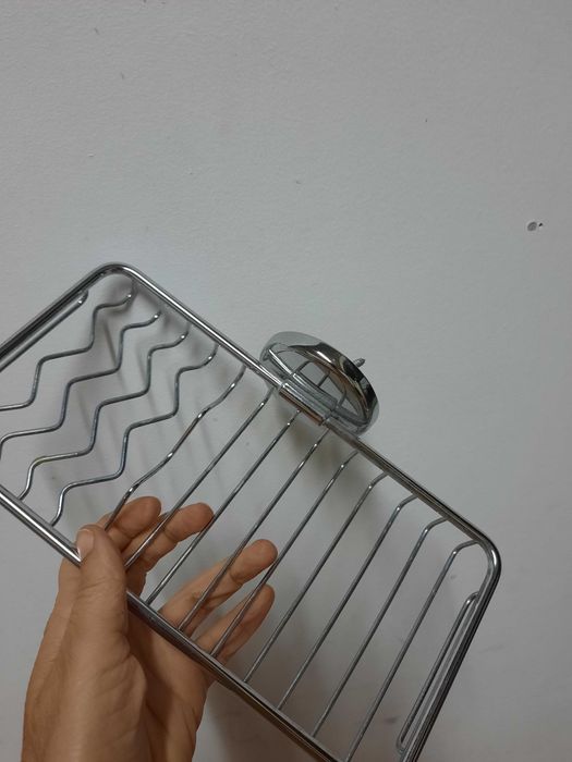 Saboneteira em inox muito bom estado