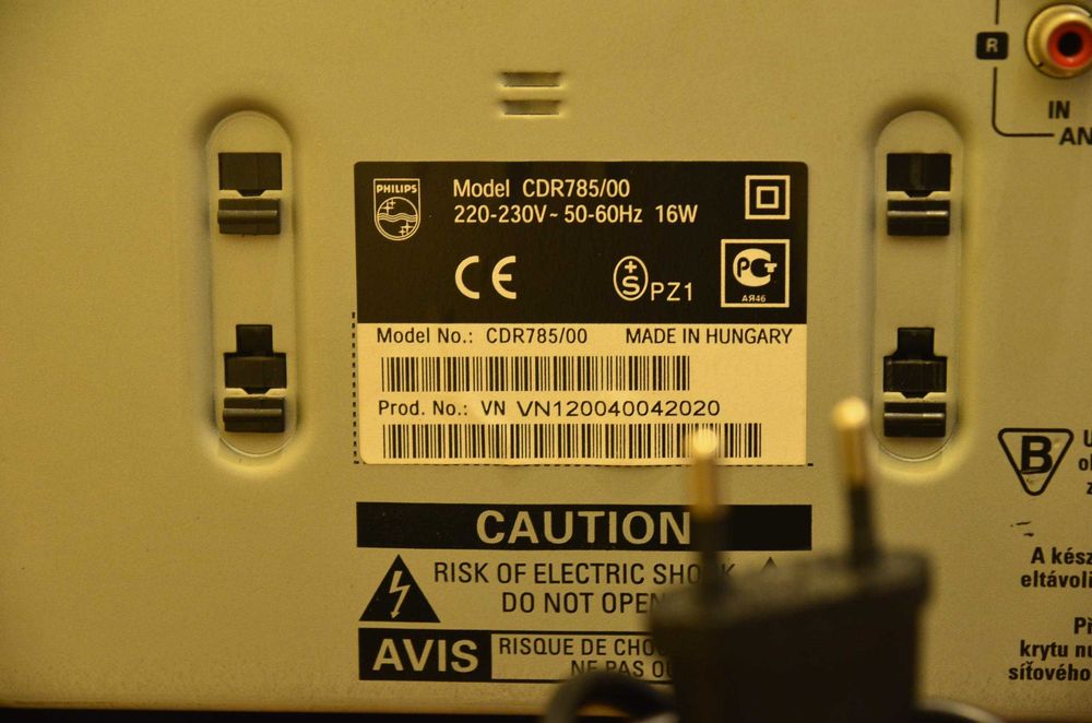 Leitor e Gravador de CD's Philips CDR 785