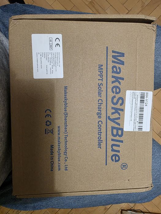 Сонячний mppt контролер MakeSkyBlue 12,24 і 48 вольт,60А.