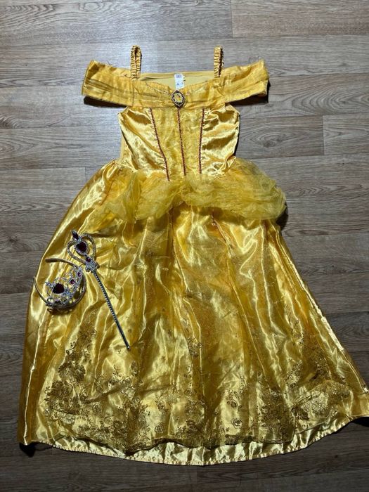 Сукня принцеса бель 9-10 років зріст 130-140 красуня та чудовисько