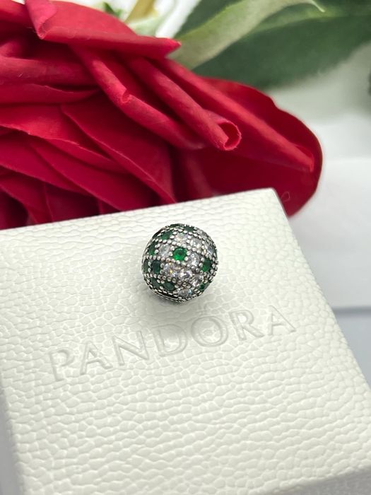 Charm's kula stoper otwierany kryształki srebro S925