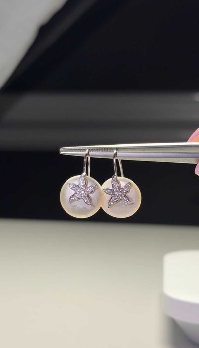 Серьги с жемчугом Yvel