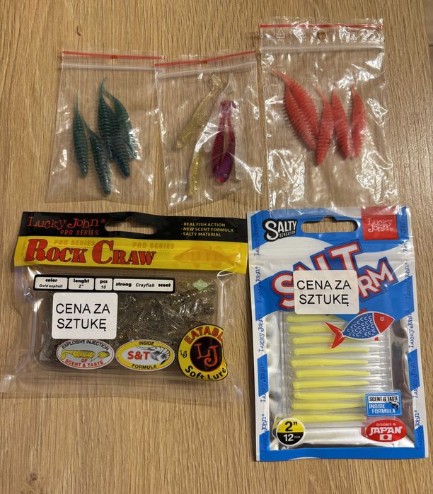 Zestaw gum Spintech Adaś, Matusiak, Lucky John i hand made