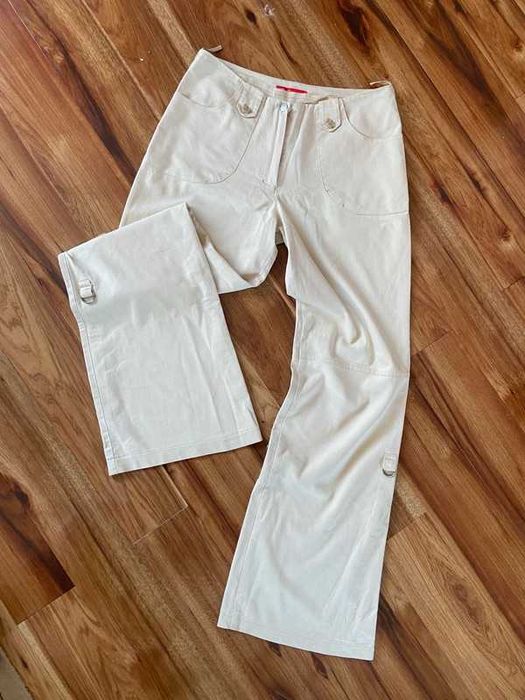 Dzwony mir collection bez cargo krem pastele kieszenie szerokie