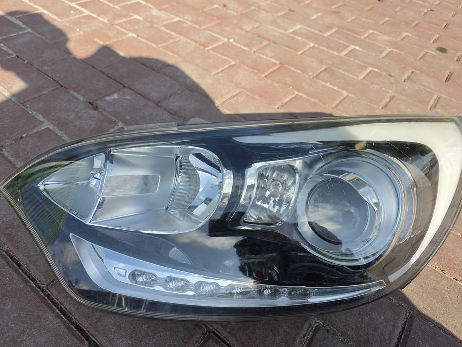 Reflektor lampa lewy przod kia rio 3 iii soczewka + led