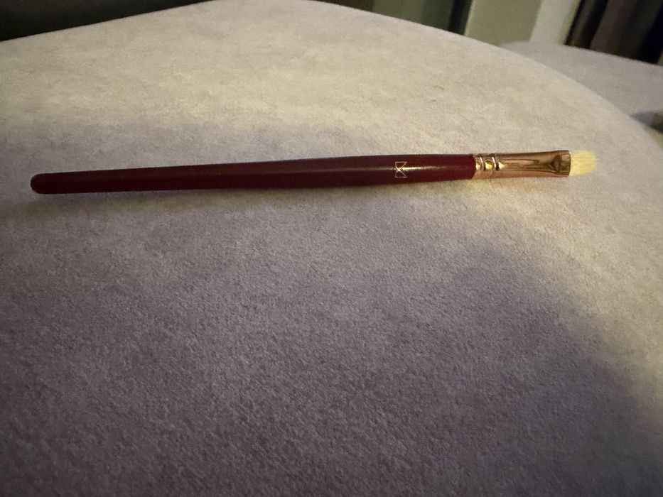 M brush by maxineczka burgundy pedzel do makijazu oczu 29 plaski