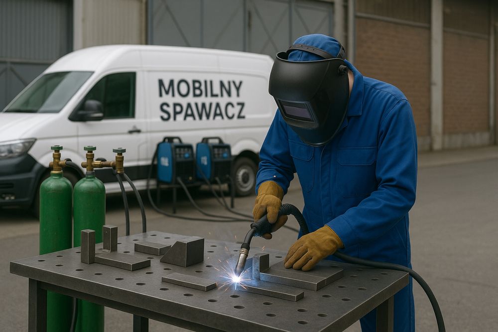 Spawanie mobilne i stacjonarne - naprawy, poprawki, nowe elementy