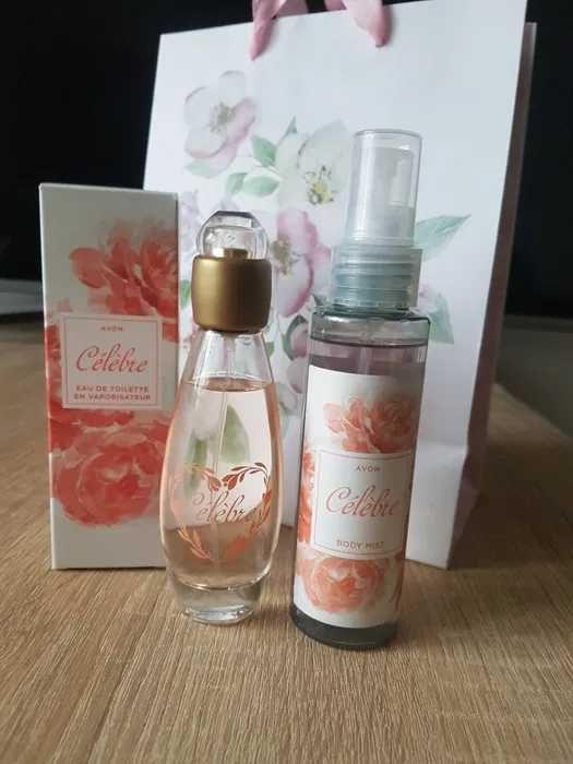 Zestaw perfumy Celebre Avon + mgiełka Celebre Avon