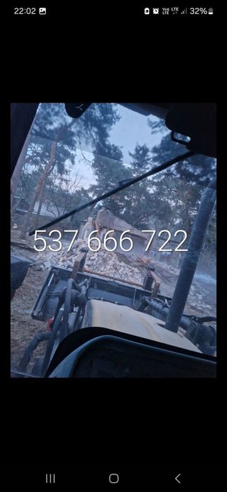 Uslugi  koparką 18t , mini koparka z operatorem