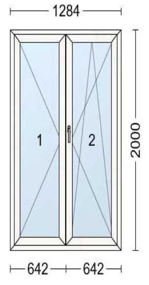 Janelas em alumínio, lacado branco, com vidro duplo